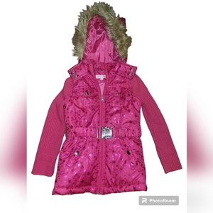 Hooded Vest with‎ Belt